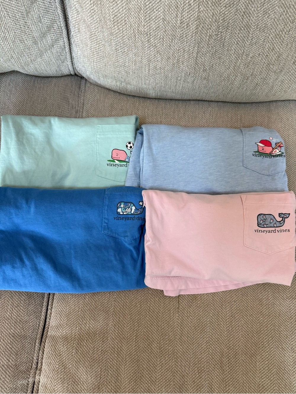Vineyard Vines Kids Pocket Shorts - Mint, Light Blue, Royal Blue, Pink